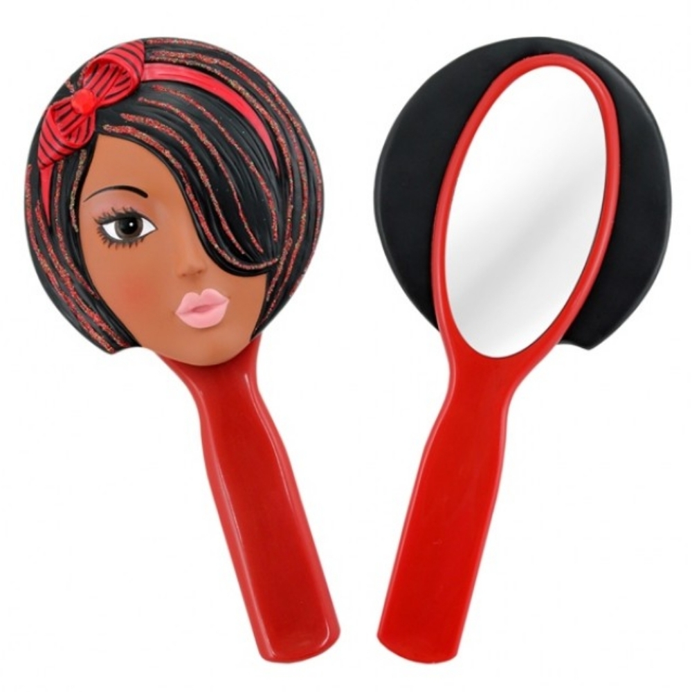 Diva Face Lady Hand Mirror! New With Tags!